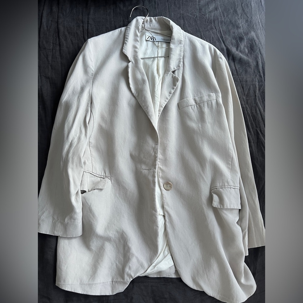 Zara Off-White Blazer